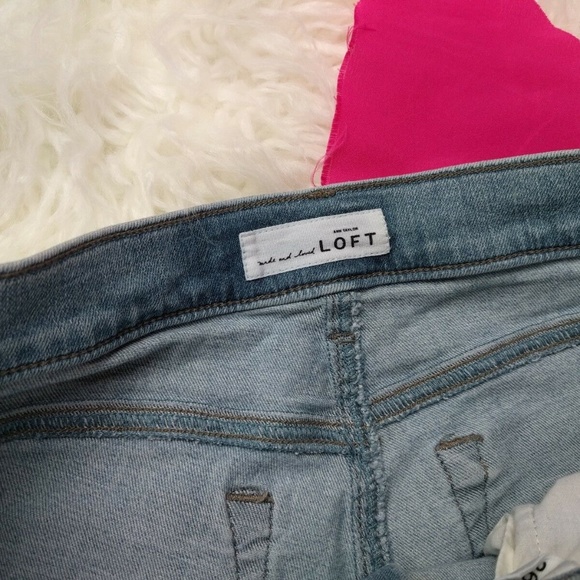 @ Loft size 2/26 Mordern Skinny Blue Light Wash - Picture 4 of 6